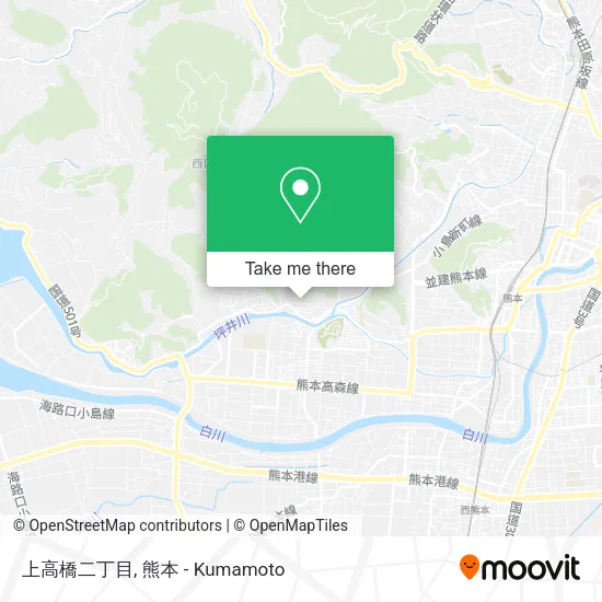 上高橋二丁目 map