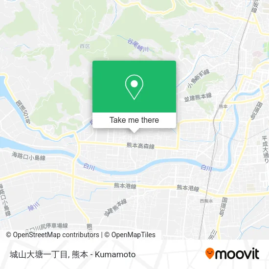 城山大塘一丁目 map