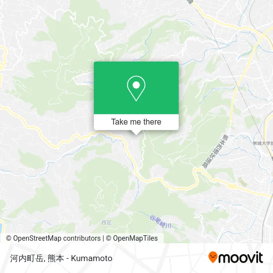 河内町岳 map
