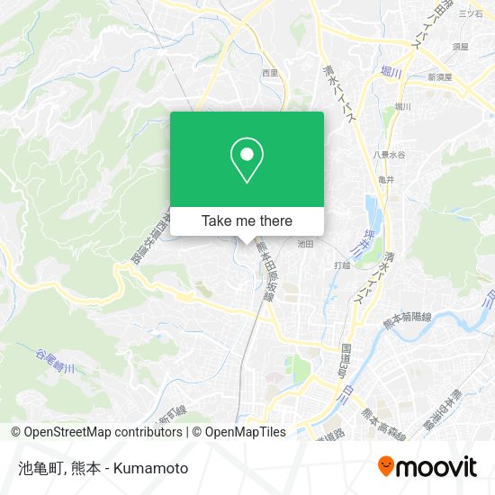 池亀町 map