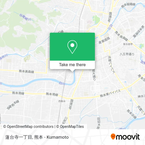 蓮台寺一丁目 map