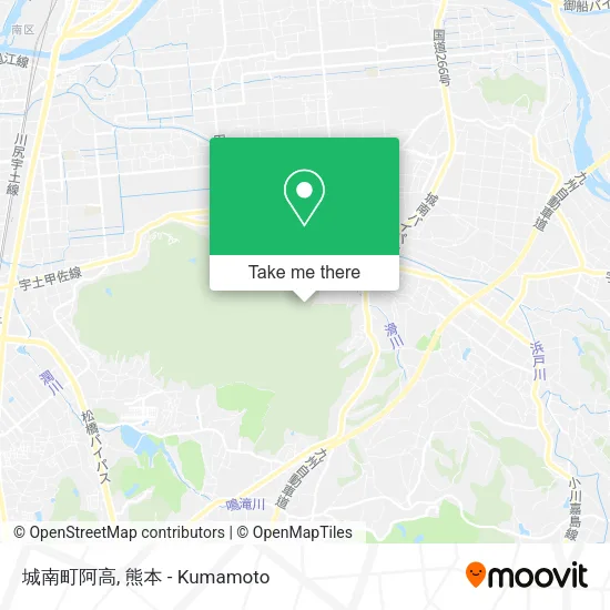 城南町阿高 map