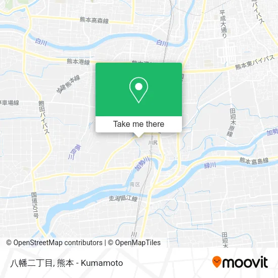 八幡二丁目 map