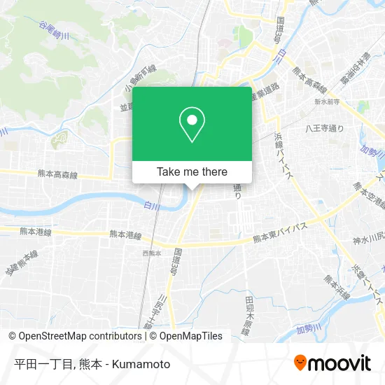 平田一丁目 map