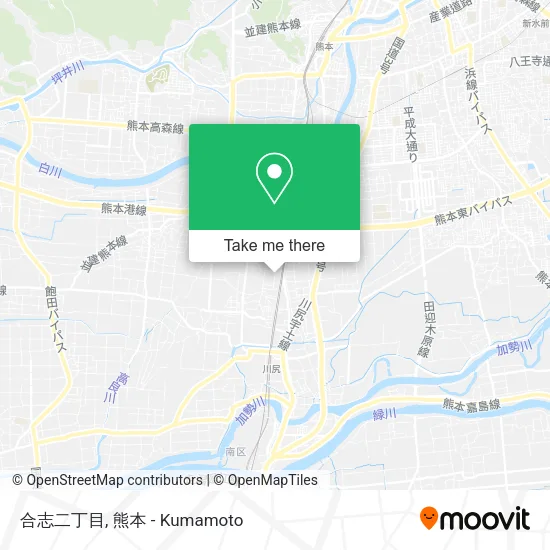 合志二丁目 map