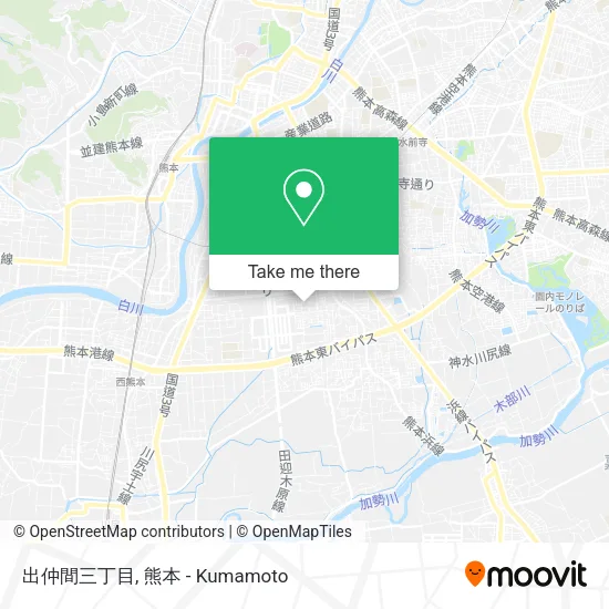 出仲間三丁目 map