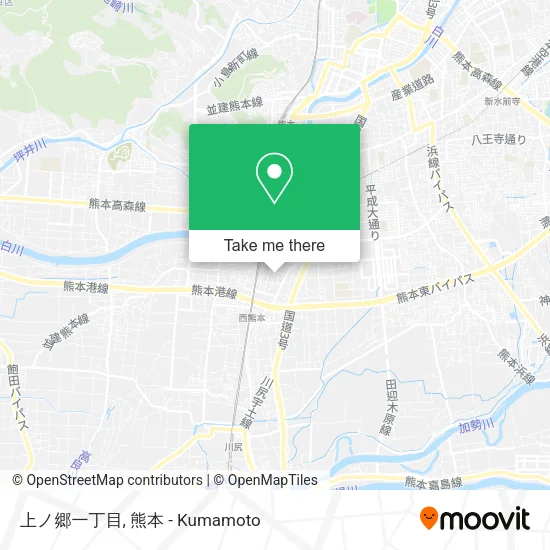 上ノ郷一丁目 map