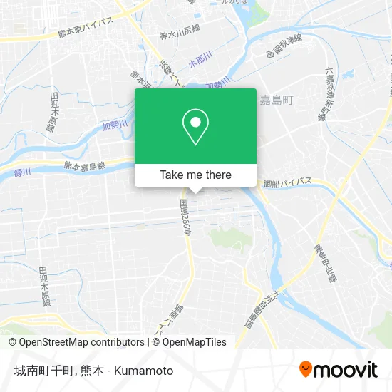 城南町千町 map