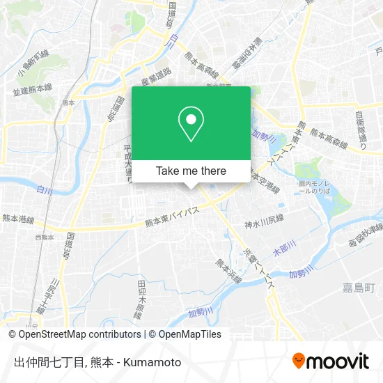出仲間七丁目 map
