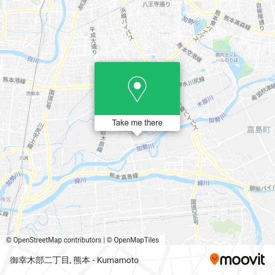 御幸木部二丁目 map