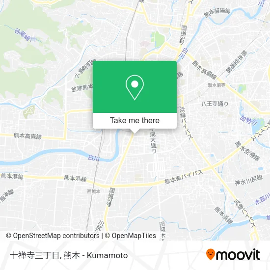 十禅寺三丁目 map