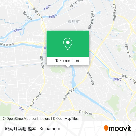 城南町築地 map