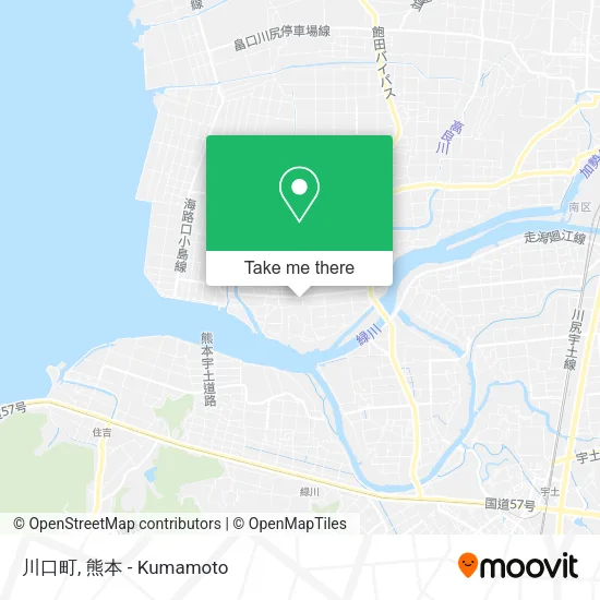 川口町 map