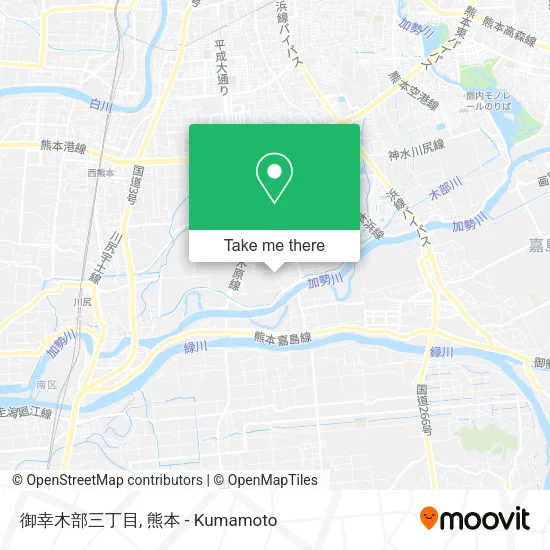 御幸木部三丁目 map