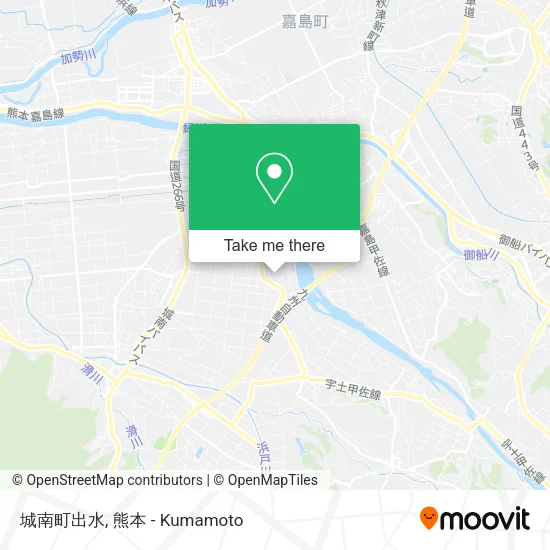 城南町出水 map