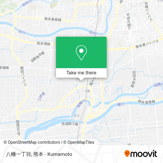 八幡一丁目 map