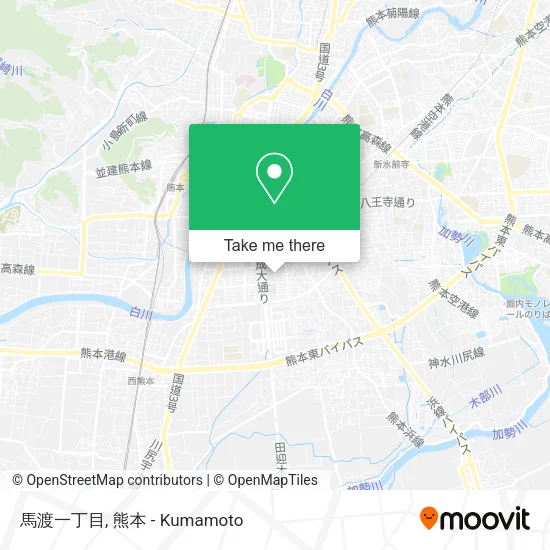 馬渡一丁目 map