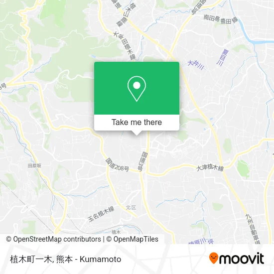 植木町一木 map