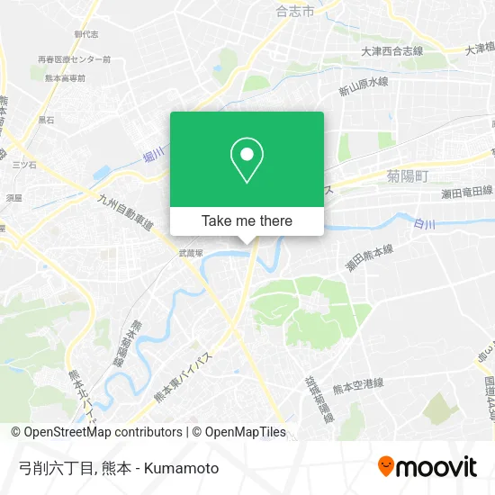 弓削六丁目 map