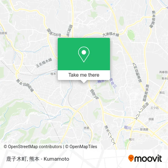 鹿子木町 map