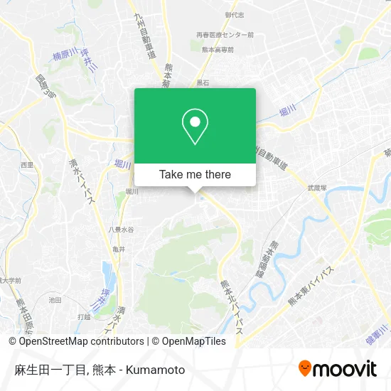 麻生田一丁目 map