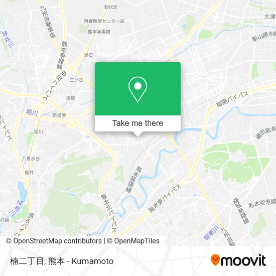 楠二丁目 map