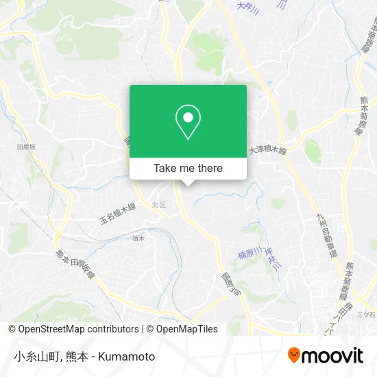 小糸山町 map