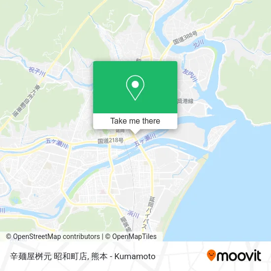 辛麺屋桝元 昭和町店 map