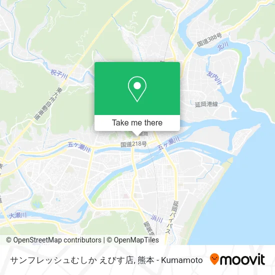 Sun Fresh Mushika Ebisu Store map