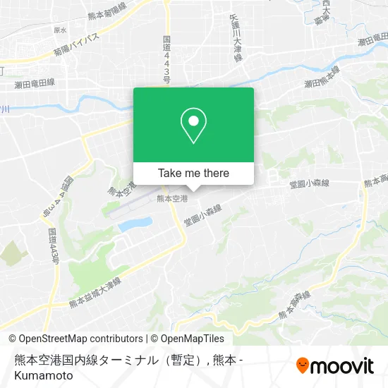 熊本空港国内線ターミナル（暫定） map