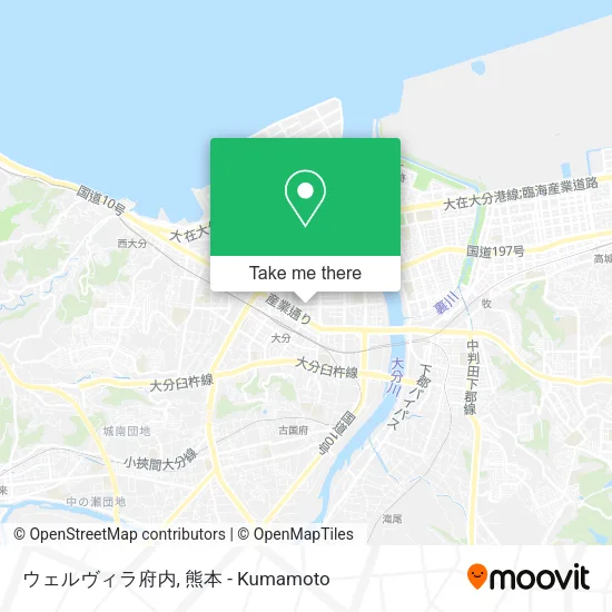 ウェルヴィラ府内 map