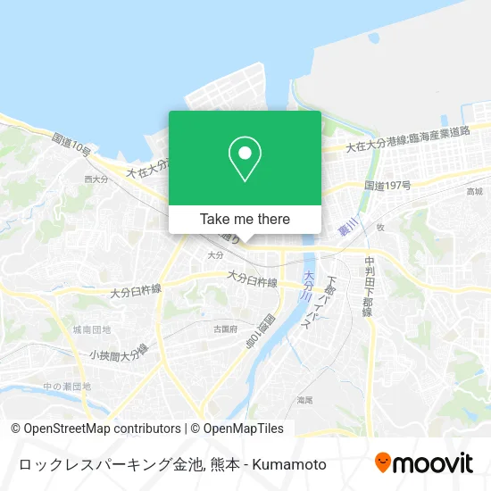 Rock Less Parking Kanaike map