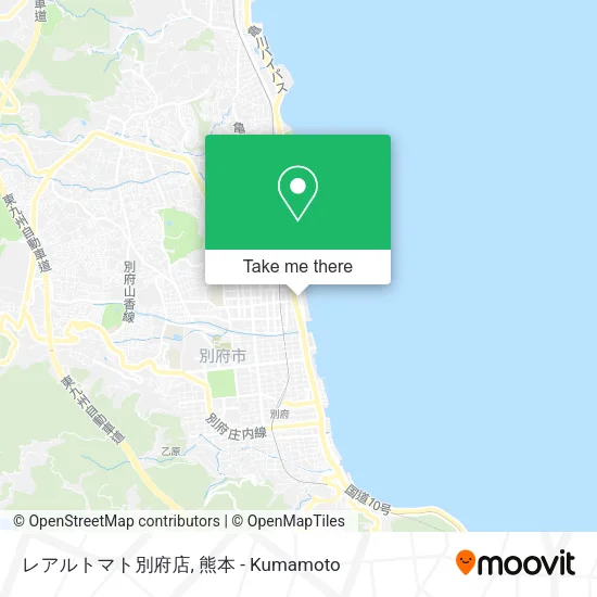 レアルトマト別府店 map