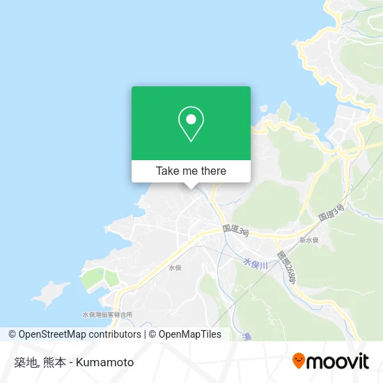 築地 map