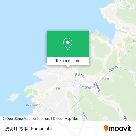 洗切町 map