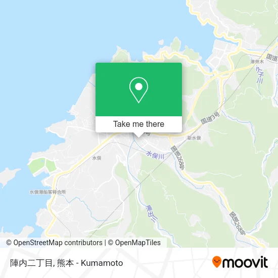 陣内二丁目 map