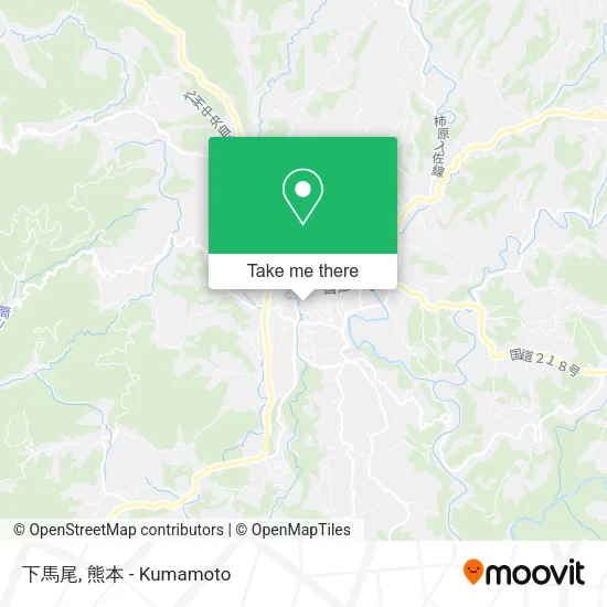 下馬尾 map