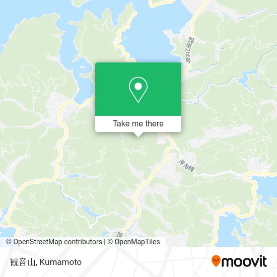 観音山 map