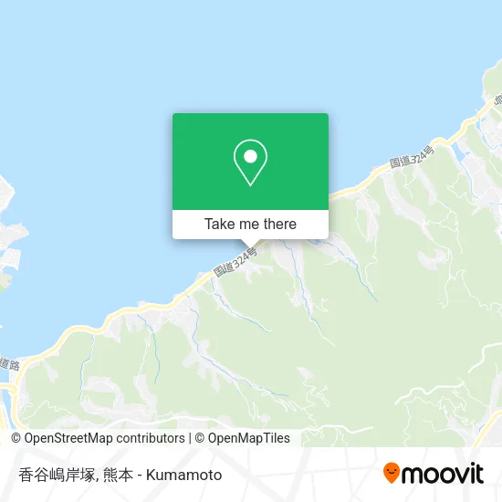 香谷嶋岸塚 map