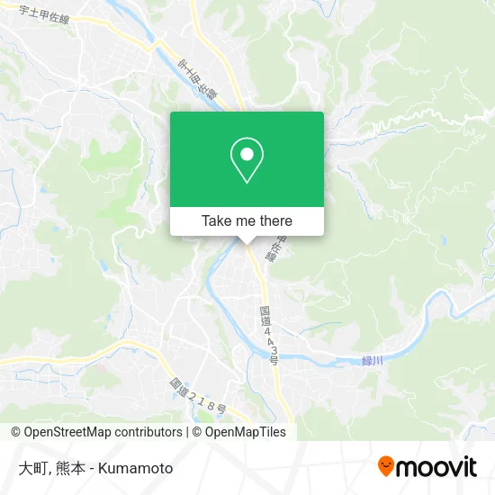 大町 map