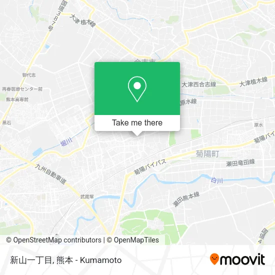 新山一丁目 map