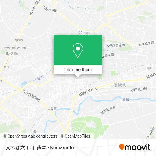 光の森六丁目 map