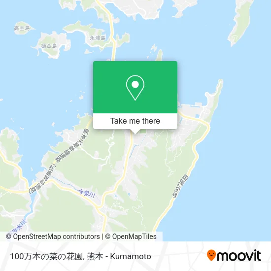 100万本の菜の花園 map