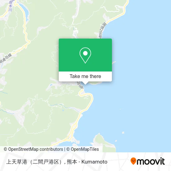 上天草港（二間戸港区） map