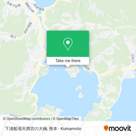 下浦船場天満宮の大楠 map