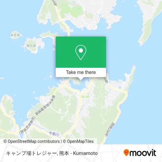 キャンプ場トレジャー map