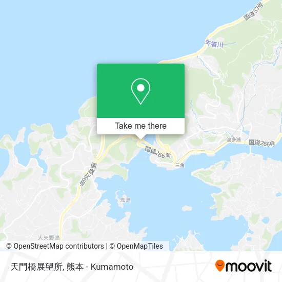 天門橋展望所 map