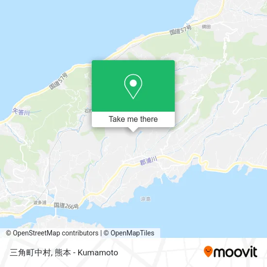 三角町中村 map