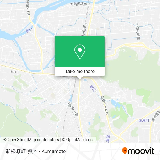 新松原町 map