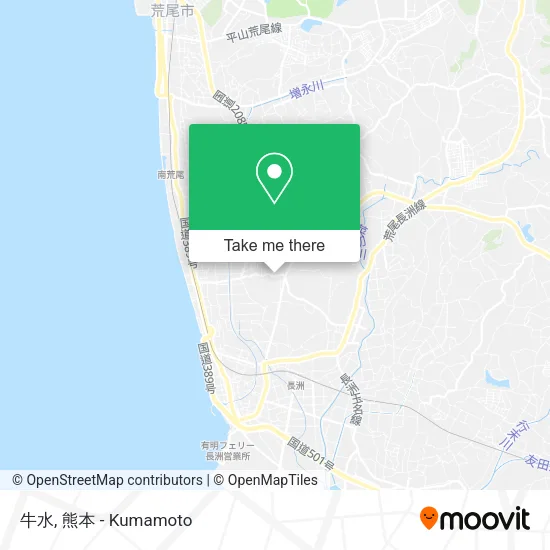 牛水 map